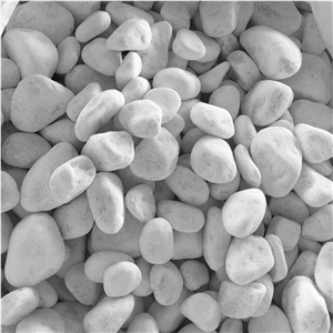 White Pebble Stone for Garden Decoration