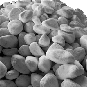White Pebble Stone for Garden Decoration