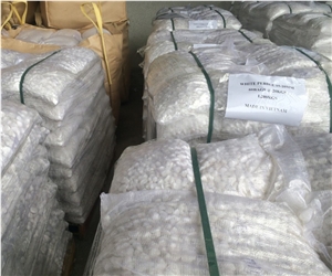 White Pebble Stone for Garden Decoration