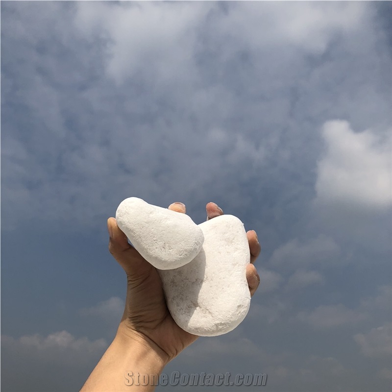 White Pebbles for Garden River Stone Pebbles
