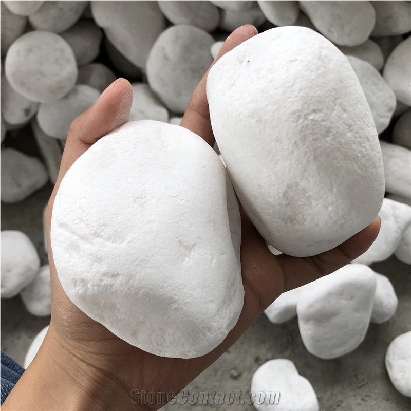 White Pebbles for Garden River Stone Pebbles
