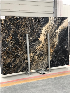 Nero Picasso Marble Slabs