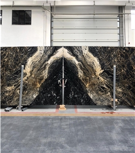 Nero Picasso Marble Slabs