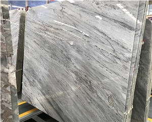 Translucent Ice Grey Marble Slabs