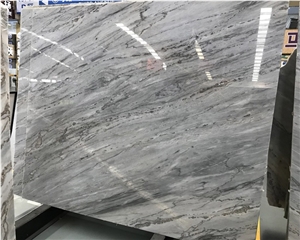 Translucent Ice Grey Marble Slabs