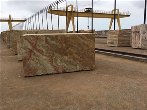 Dark Green Onyx Blocks, Pakistan Green Onyx