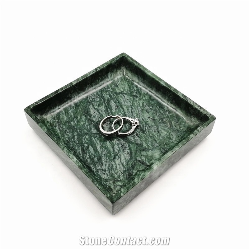Wholesale Green Marble Ring Storage Tray
