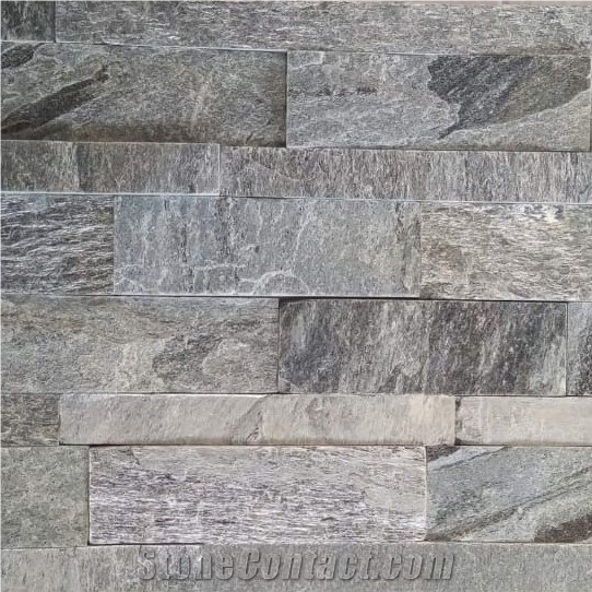 Silver Shine Slate Quartzite Ledge Stone