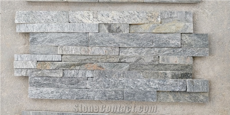 Silver Shine Slate Quartzite Ledge Stone