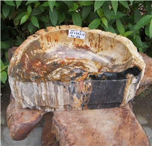 Petrified Wood Sink from Fossil Wood Petrified Wood Sink from Fossil Wood