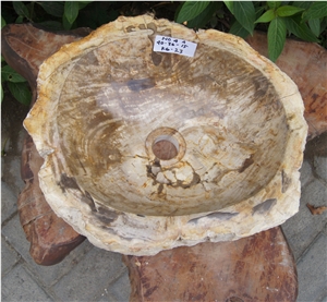 Petrified Wood Sink from Fossil Wood Petrified Wood Sink from Fossil Wood