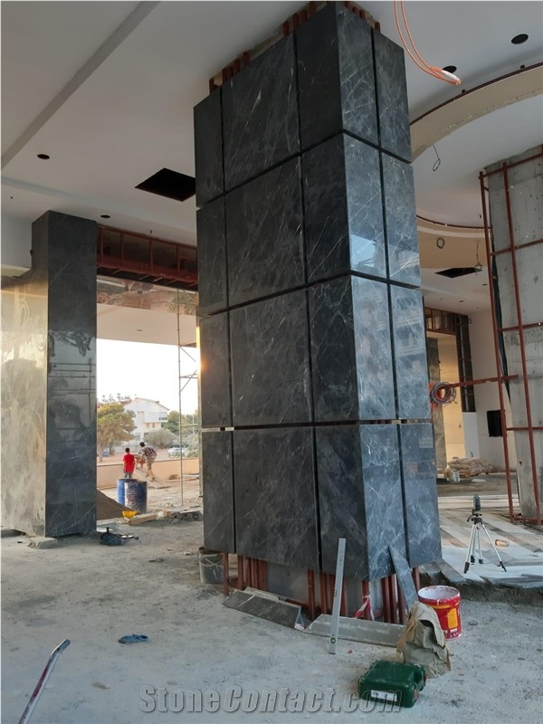Black Luna Marble Blocks