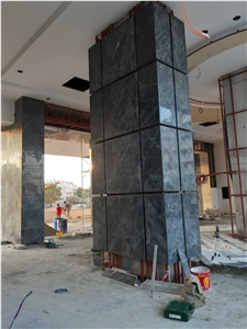 Black Luna Marble Blocks