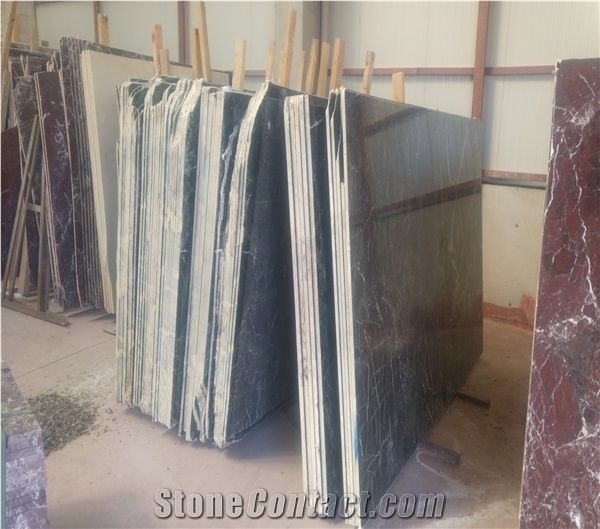 Petroleum Green Marble Slabs
