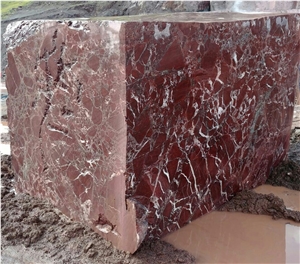 Rosso Levanto Marble Blocks