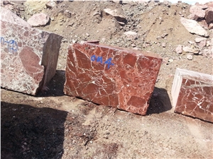 Rosso Levanto Marble Blocks