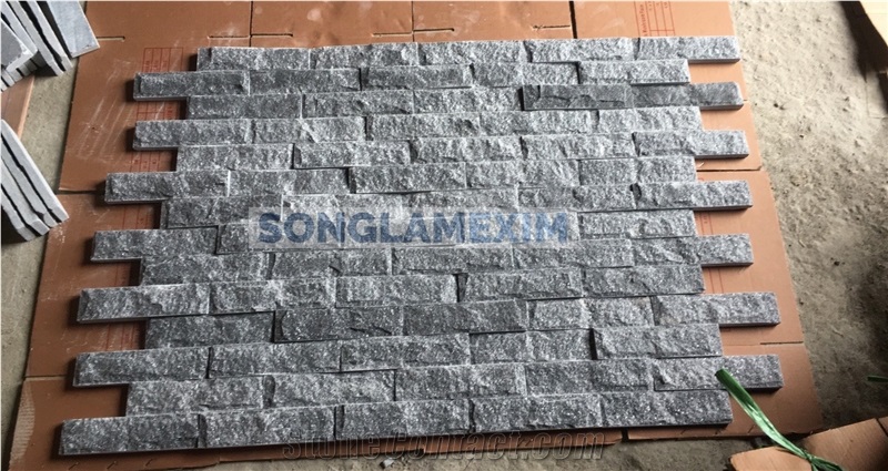 Crystal Black Mushroom Face Wall Cladding
