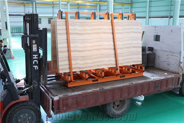 A Frame Transport Rack for Marble / Granite Slabs