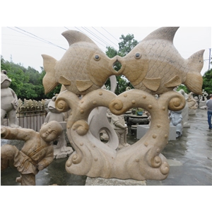 Animals Stone Sculpture Granite Statue for Garden