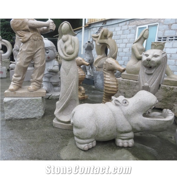 Animals Stone Sculpture Granite Statue for Garden