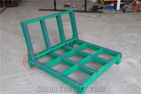 Powder Coating Heavy Duty Stone Stacking Rack