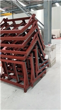 Powder Coating Heavy Duty Stone Stacking Rack
