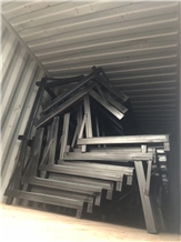 Powder Coating Heavy Duty Stone Stacking Rack