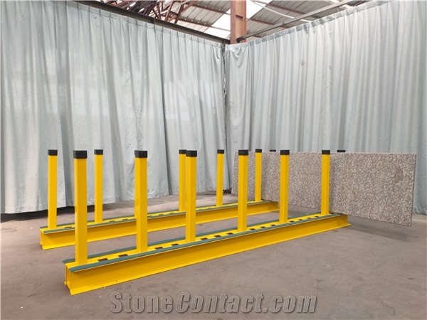 Stone Slab Rack with or Without Rubber Line Poles