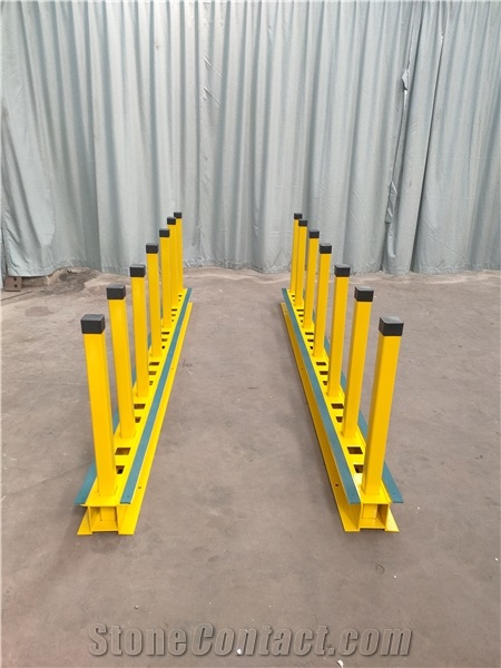 Stone Slab Rack with or Without Rubber Line Poles