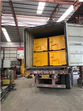 Stone Waste Bins Self Dumping Fork Lift Hopper