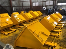 Stone Waste Bins Self Dumping Fork Lift Hopper