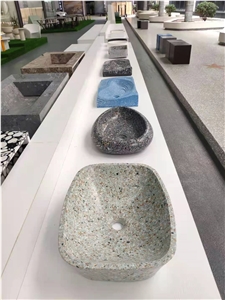 Top Quality Attractive Press Cement Terrazzo Basin