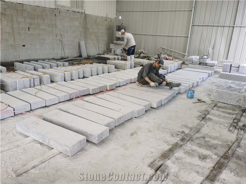 G602 Granite, New Bianco Sardo Curbs/Kerbs