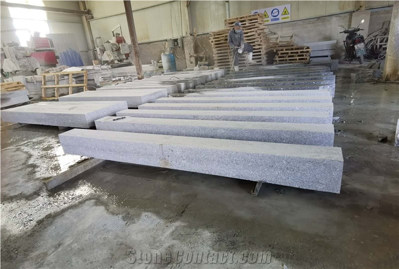 G602 Granite, New Bianco Sardo Curbs/Kerbs