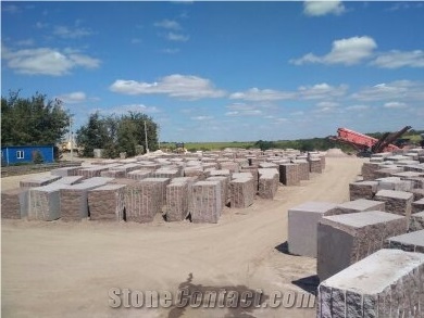 Rosso Santiago Red Granite Blocks