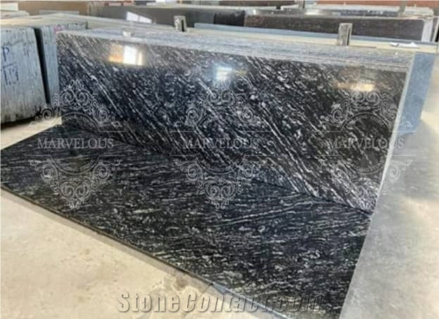 Granite Tile, Iran Black Granite