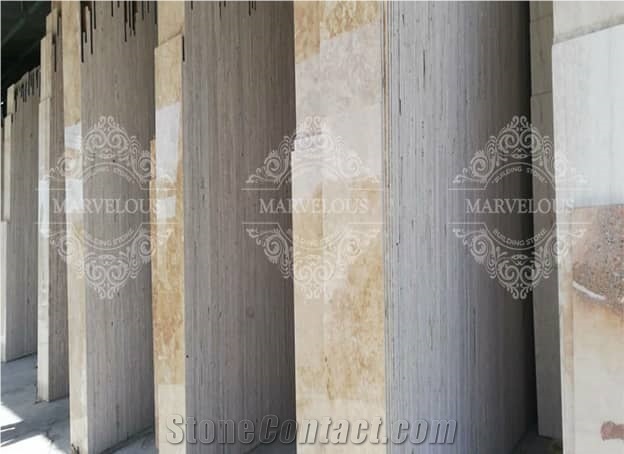 Hajiabad Travertine Slabs