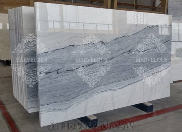 Iran White Marble Slabs