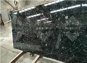 Iranian Black Granite Slabs