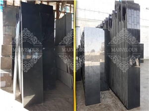 Natanz Black Granite Slabs & Tiles