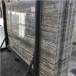 Silver Travertine Slabs