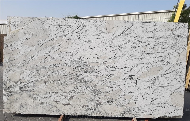 Alaska White Granite Slabs-Indian Origin
