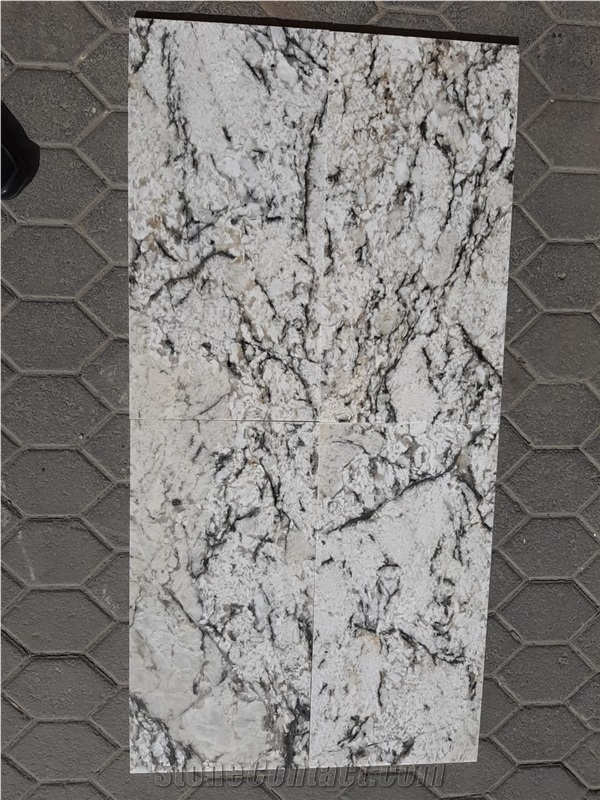 Alaska White Granite Slabs-Indian Origin