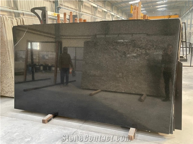 India Black Granite Slabs