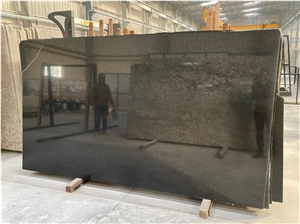 India Black Granite Slabs