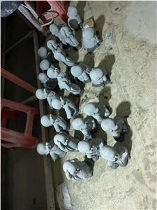Bluestone Small Monks Sculptures Stone Artwork