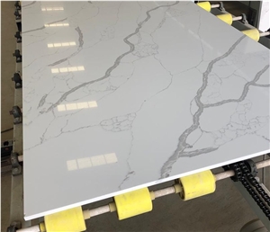 Stunning Calacatta Laza Quartz Slabs