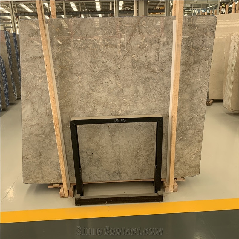 Sheila Grey Marble Slab And Tile For Wall And Floor Decor
