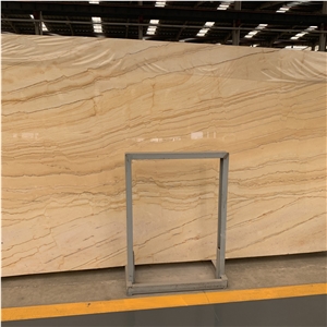 High Quality Polished Yellow Marble Slab For Wall