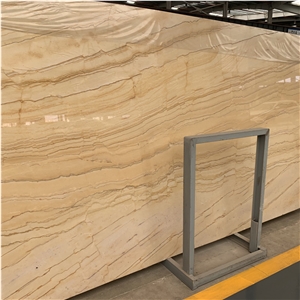 High Quality Polished Yellow Marble Slab For Wall